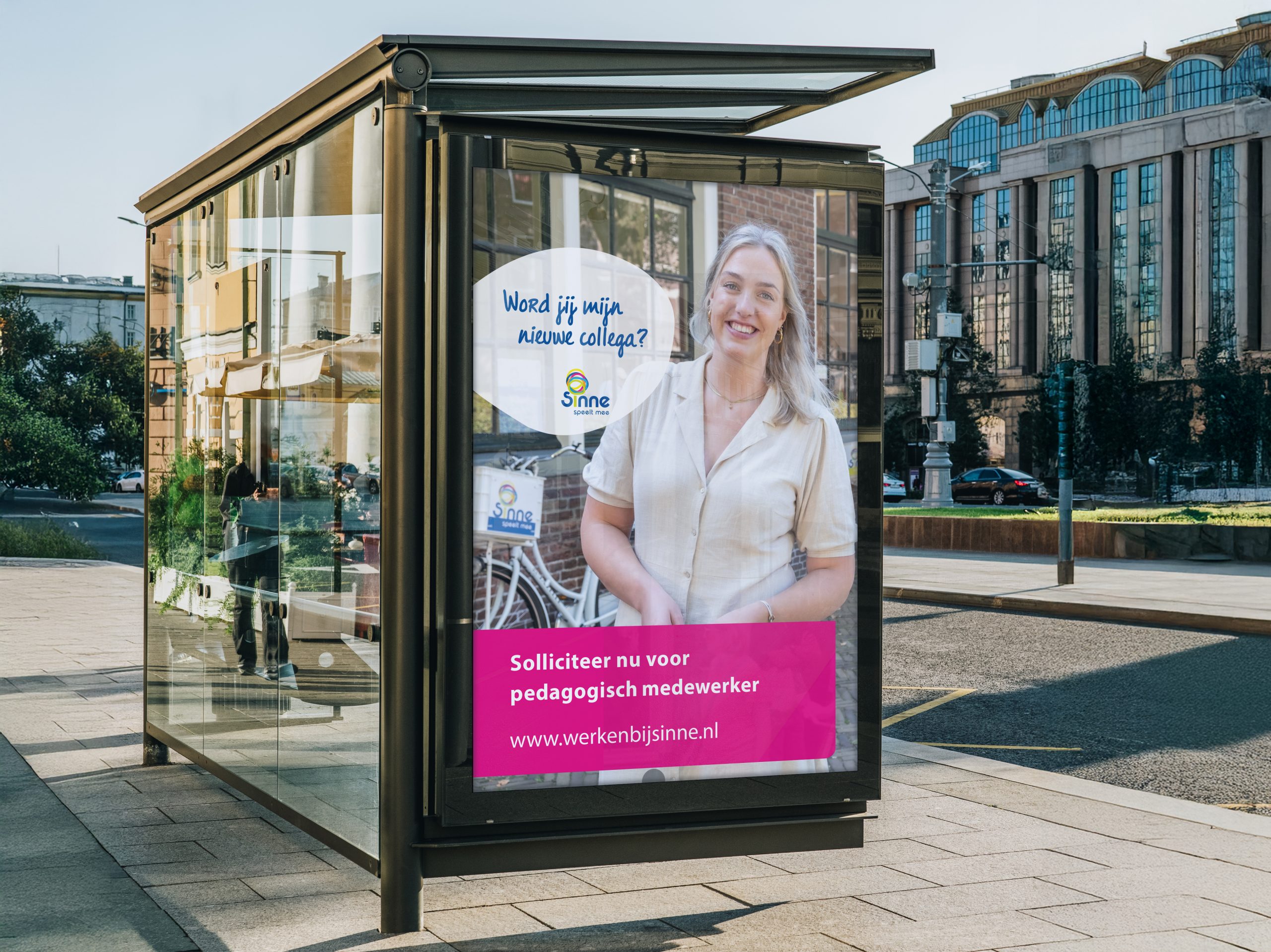 Bus Stop Billboard MockUp-2